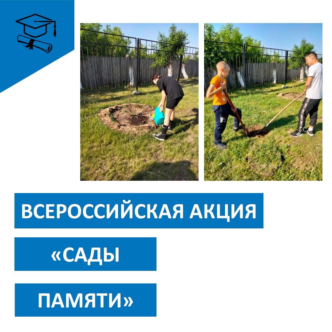 АКЦИЯ &amp;quot;САДЫ ПАМЯТИ&amp;quot;.